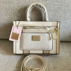 Emily Loran Pastel Harmony Handbag with Wallet - Light Cream