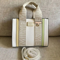 Emily Loran Pastel Emily Signature Mini Tote – White