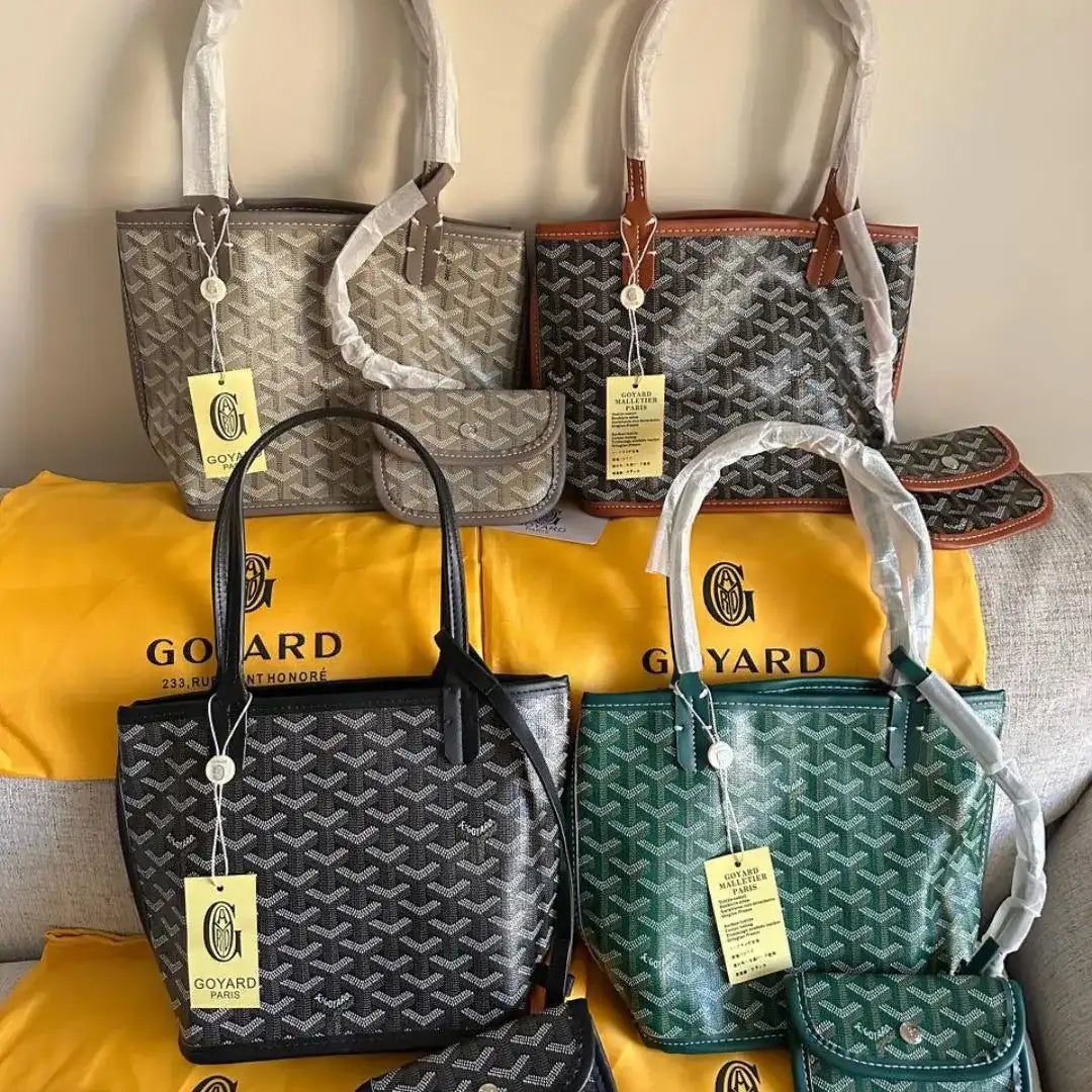 Goyard Mini Anjou Tote Green
