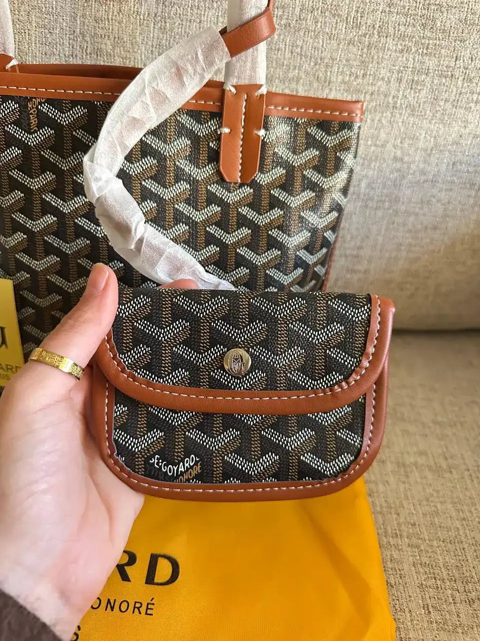 Goyard Mini Anjou Tote Havan