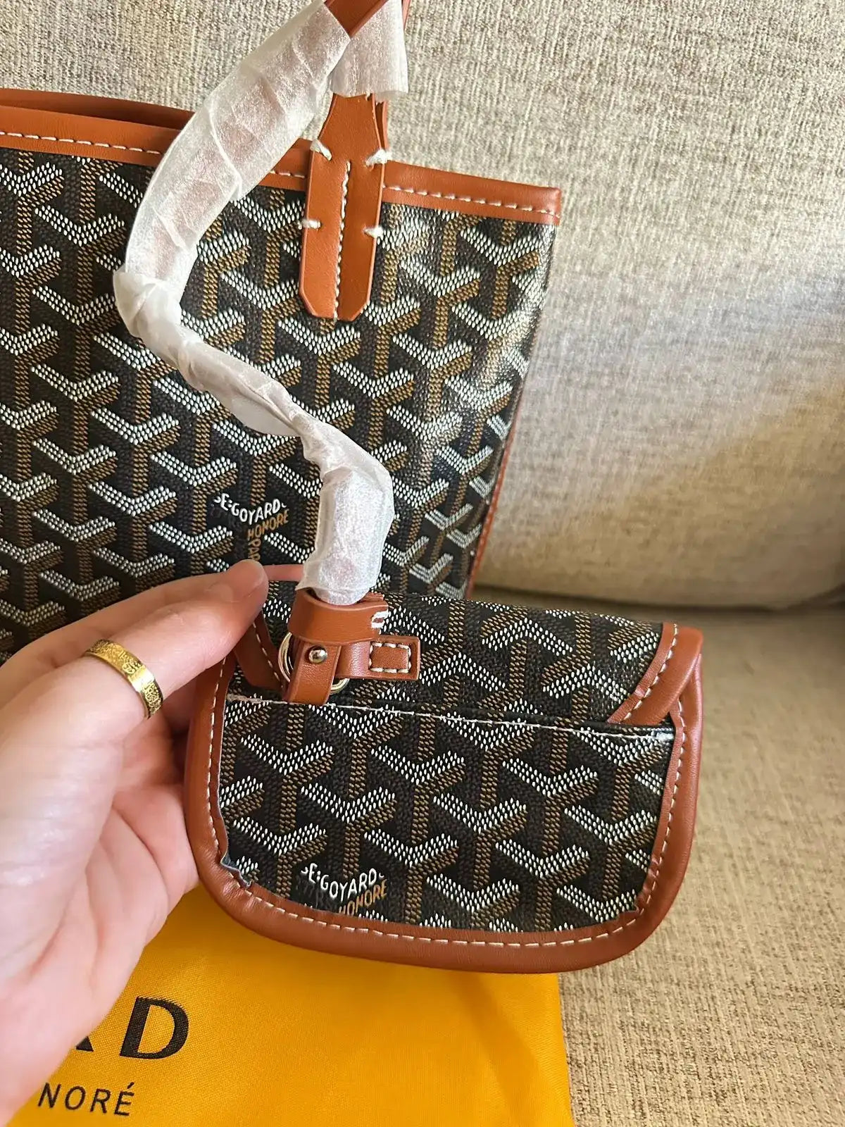 Goyard Mini Anjou Tote Havan