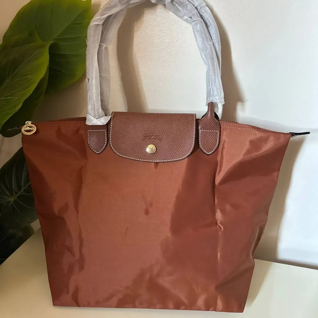 Large Mirror Long Champ - Cognac