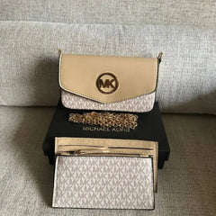 Michael Kors Women's Greenwich Medium Envelope - Beige