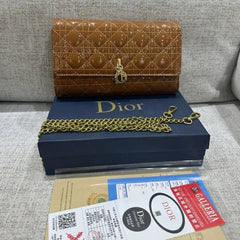 Christian Dior Havan Lady Dior Chain Pouch