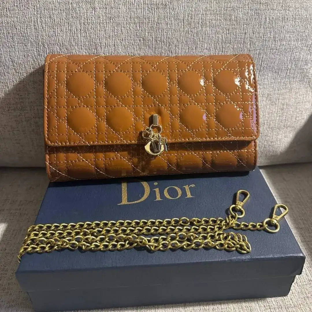 Christian Dior Havan Lady Dior Chain Pouch