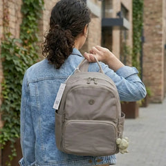 David Jones Nylon Backpack Grey