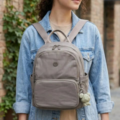 David Jones Nylon Backpack Grey