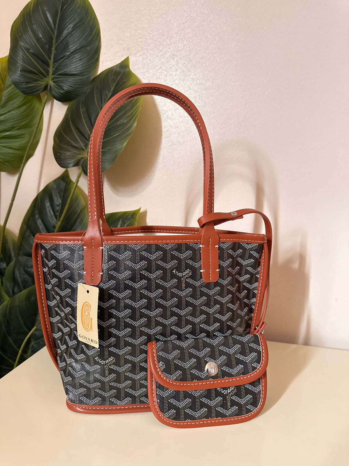 Goyard Anjou Mini Bag 2 Face - brown
