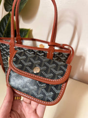 Goyard Anjou Mini Bag 2 Face - brown