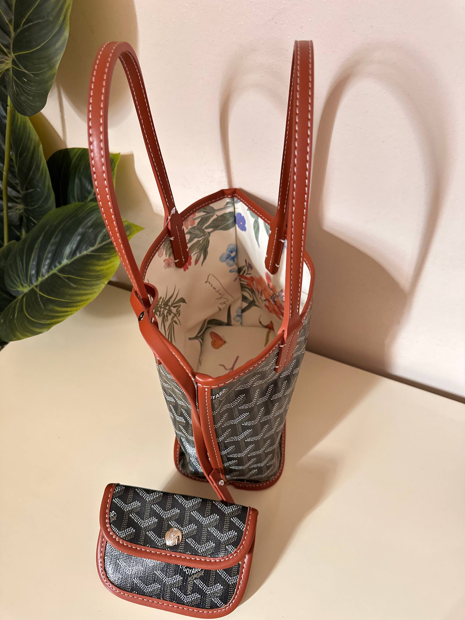 Goyard Anjou Mini Bag 2 Face - brown